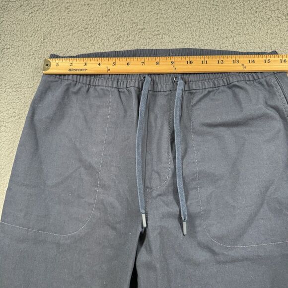 S J.Crew Pants Mens M Blue Stretch Twill Jogger Drawstring Casual Elastic Waist - Picture 3 of 11